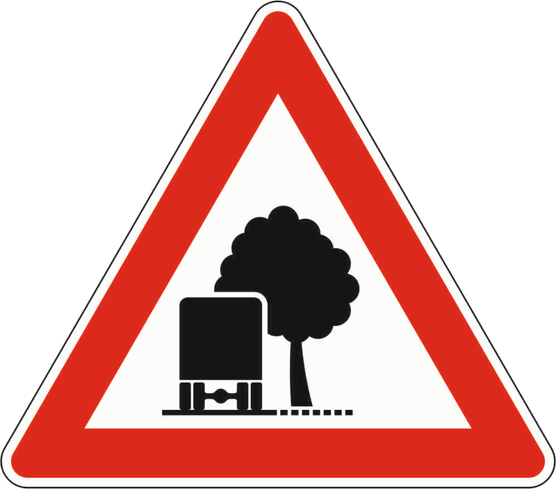Verkehrszeichen: Unzureichendes Lichtraumprofil