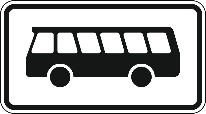Verkehrszeichen: Kraftomnibus