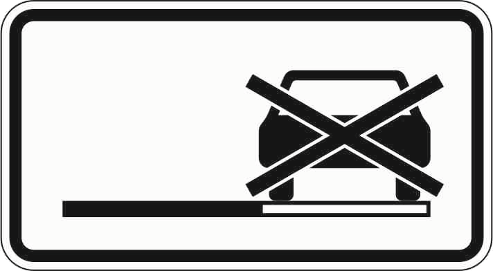 Verkehrszeichen: Haltverbot auch auf dem Seitenstreifen