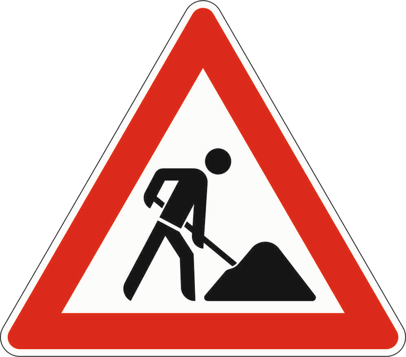 Verkehrszeichen: Arbeitsstelle