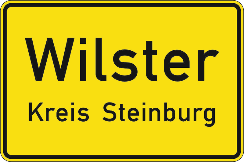 Verkehrszeichen: Ortstafel Vorderseite