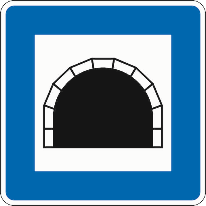 Verkehrszeichen: Tunnel