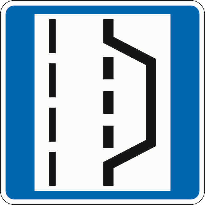 Verkehrszeichen: Nothalte- und Pannenbucht