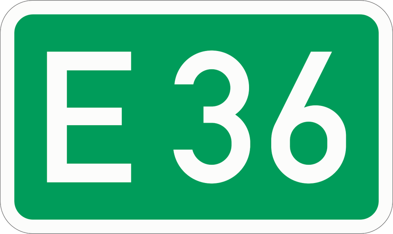 Verkehrszeichen: Europastraßen